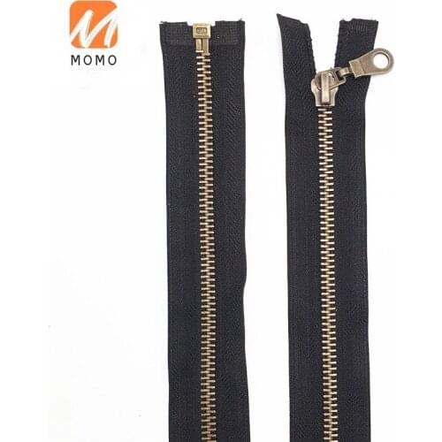 Wholesale household sewing machine accessories 5# high quality metal copper teeth zipper opening clothing zipper