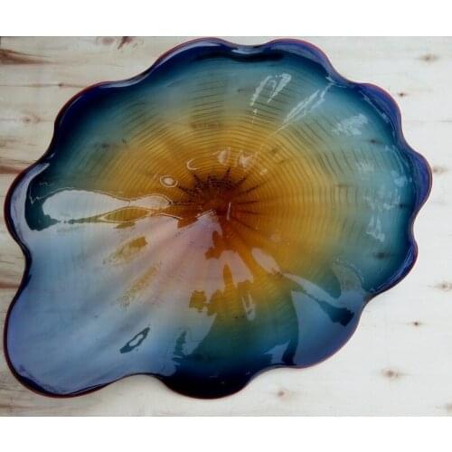 Wholesale Modern Art Glass Decoration Pieces Modern Light as Restaurant Wall Art Decoration