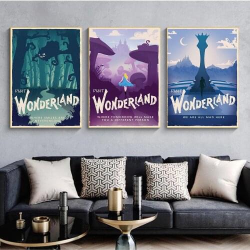 Travel Landscape Poster Vacation Wonderland Canvas Painting Prints Traveler Gift Vintage Wall Art Pictures for Living Room Decor