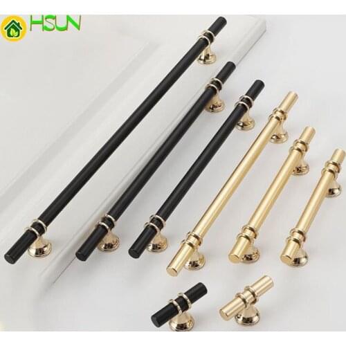 Straight modern simple two-color cabinet extended door handle type wardrobe door bookcase extended handle