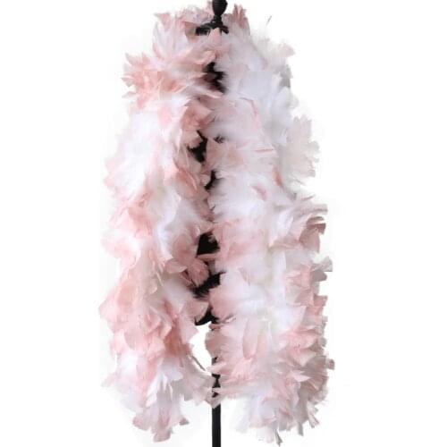 2 Meters Natural Feathers High Quality Fluffy Turkey Feather Boa Shawl Costume Stage Party Wedding Plumes Decorative