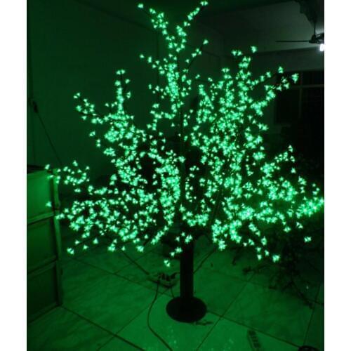 Outdoor LED Artificial Cherry Blossom Tree Light Christmas Tree Lamp 1248pcs LEDs 6ft/1.8M Height 110VAC/220VAC Rainproof