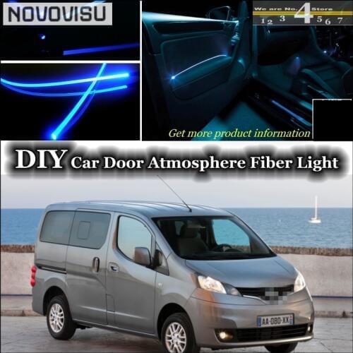 NOVOVISU For Nissan Evalia NV200 Vanette For Chevrolet City Express interior Ambient Light Tuning Atmosphere Fiber Optic Band