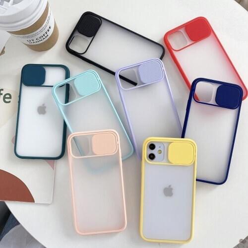 Camera Lens Protection Phone Case on For iPhone 11 Pro Max SE 2020 8 7 6 6s Plus Xr Xs Max X Xs Color Candy Soft Back Cover Gift