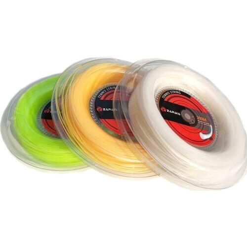 1 Reel ZARSIA Nylon tennis string Elastic tennis rackets string soft durable tennis strings 1.30mm 200m 60lbs