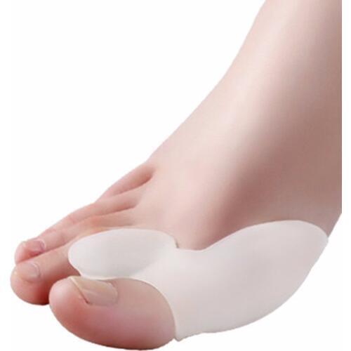 1 Pair Small Toe Crusher Bone Foot Care Valgus Orthotics Corrective Toe Separator For High Heel Nursing Silicone Toe Protecting