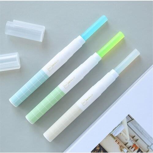 1pc Color Quick-drying Glue Stick Pen DIY Handmade Scrapbook Letter Seal Paper Pasting Tool Kawaii School Supplies School Glue