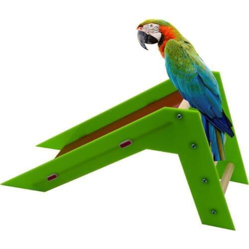 1PCS Parrot Products Birds Toys Puzzle Interactive Toys Skills Training Parrot Slippery Steps Ladder Slides