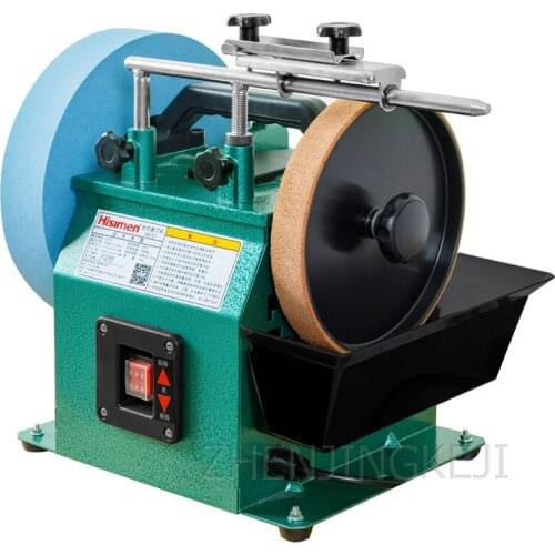 10 Inch 220V/110V Positive Negative White Fused Alumina Sharpener low Speed Grinder Polishing Machine Desktop Grinding Machine