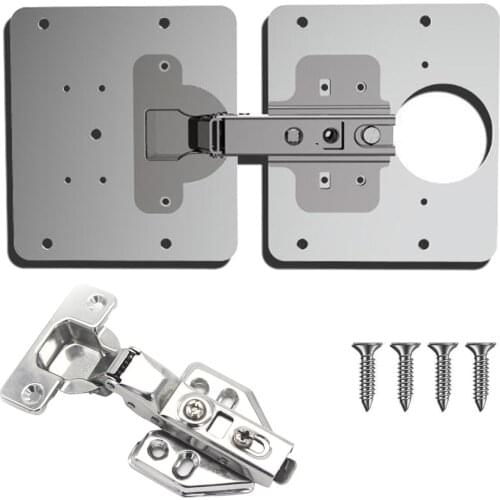 2pcs Hinge Stainless Steel Door Hydraulic Hinges Damper Buffer Soft Close For Cabinet Door Cupboard Furniture Hardware