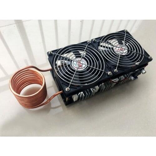 2018 New arrival 2500W ZVS Induction Heating Board Module Flyback Driver Heater with Tesla Coil with Fan