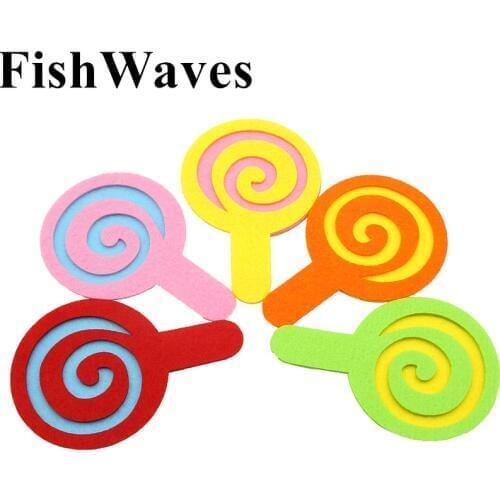 5pcs/lot Felt Candy Appliques Diy Crafts for Kids' Early Education Handmade Home Decoration Sewing Handicraft Vilt Stof Garland