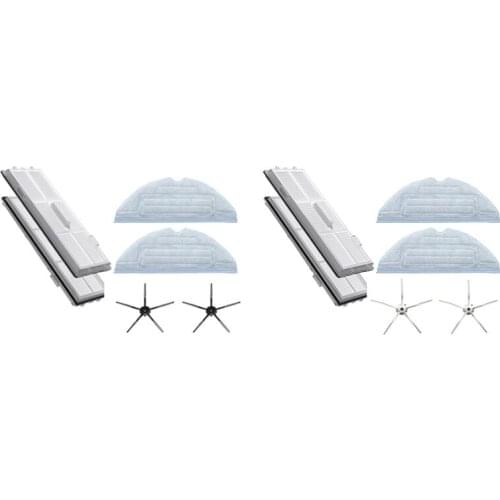 6Pack Hepa Filter Mopping Cloths Side Brush For Xiaomi Roborock S7 T7S T7plus T7splus Robot Vacuum Cleaner Spare Parts