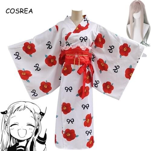 Anime Toilet-Bound Hanako-kun Cosplay Nene Yashiro Costume Dress Props Japanese Kimono Women Clothing Halloween Carnival Party