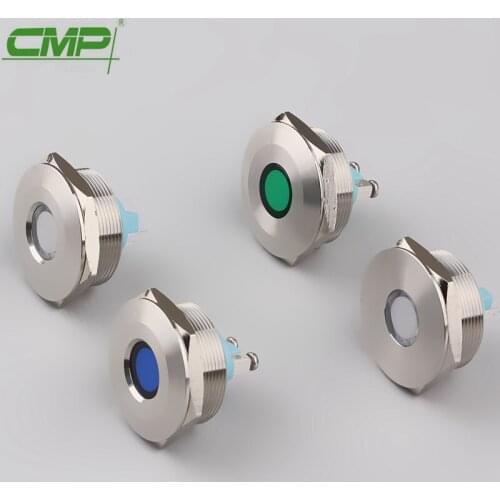 CMP 30mm metal Equipment Indicator planar Lights 6 colors led Pilot lamps