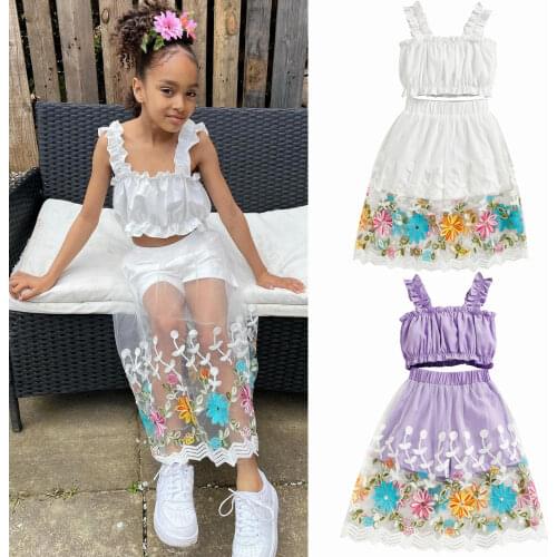 Baby Kid Girls Clothing Set Off Shoulder Tops T-shirt Short Sleeve Loose Bow-knot Pants Striped Clothing Outfits Summer