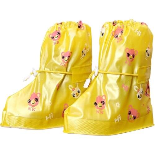 Childrens rainproof kindergarten children non-slip thick wear-resistant water play sand play water moisture-proof shoe covers