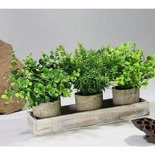 Faux Potted Plant Realistic Artificial Plant Fake Plant Bonsai Office Ornaments Simulation Potted Plant Garden Home Decor