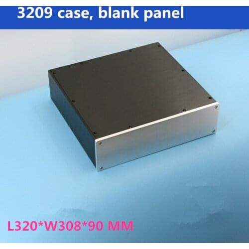 NEW BRZHiF 3209 All Aluminum Chassis Amplifier Case Preamp Enclosure Front stage/DAC chassis DIY BOX 320*308*90MM