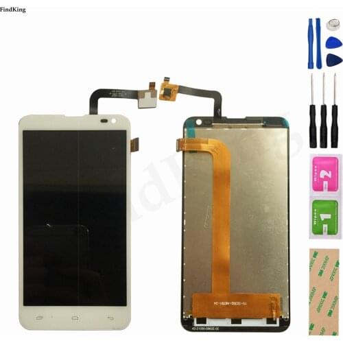 5'' Mobile LCD Display For Fly EVO Tech 4 Quad IQ4514 LCD Display Assembly Touch Screen Digitizer Full For Fly IQ4514 Quad