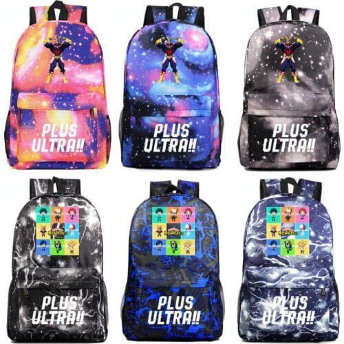 Fashion Cartoon Anime My Hero Academia Deku Boy Girl Book School bag Women Bagpack Teenagers Schoolbags Men Student Backpack