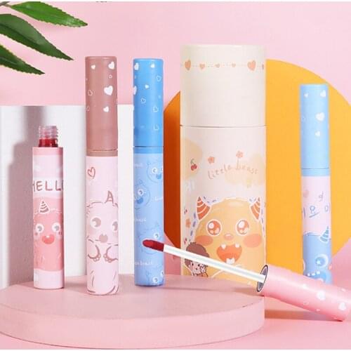 Cute Lipstick Set Long Lasting Nonstick Cup Waterproof Lip Tint Makeup Cosmetics Kit For Girl Women MA
