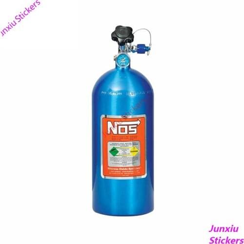 NOS Bottle Nitrous Car Stickers Truck Decal Bumper Window DIY Personality Creative Fashion JDM Bumper Decor Decoration KK13*4cm