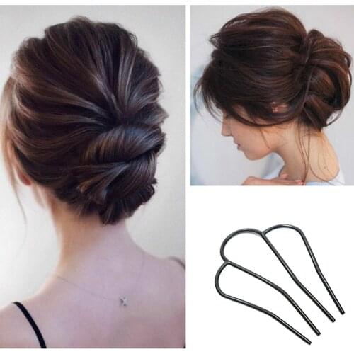 New Black Hair Twist Styling Clip Stick Bun Maker DIY Hair Braider Tool Fashion Hair Accessories hairpins For Girls Women Beauty