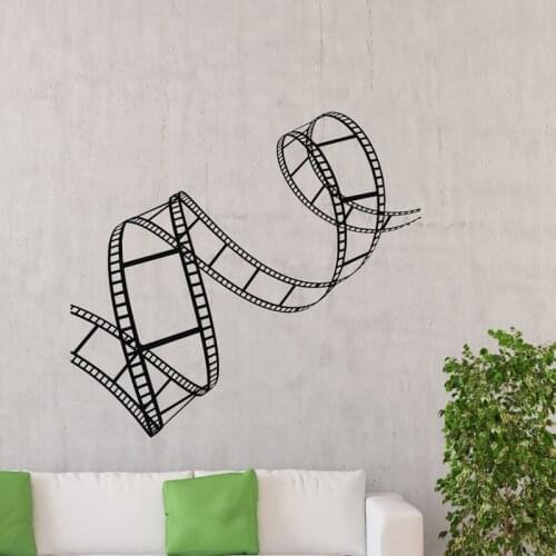 Film Strip Wall Decal Home Theater Cinema Tape Movie Vinyl Sticker Photo Video Game Play Room Poster Art Decor Mural 2232