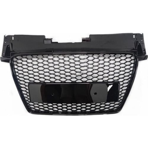 For TTRS Style Car Front Bumper Mesh Car Front Grille Racing Grill for Audi TT/TTS 8J 2006-2014 Car Mesh
