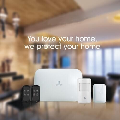 Tuya Alarm WiFi Wireless Home Security Alarm GSM Intruder Alarm System with Smart APP support Alexa Google Home Voice Control