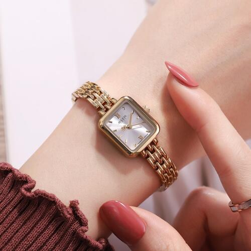 Women Stainless Steel Style Quartz Beautiful Bracelet Wristwatch Girl Fashion Casual Dress Watch Student Good Gift Woman Clock