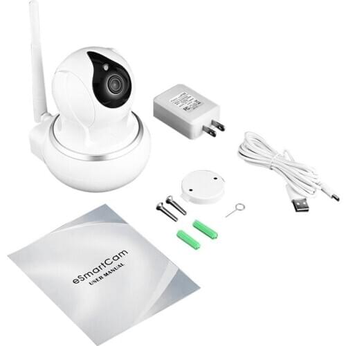 1080P HD Wireless Smart Wi-Fi Camera 3.6mm Lens Camera IR-CUT Night Vision Monitor Support App for Phone