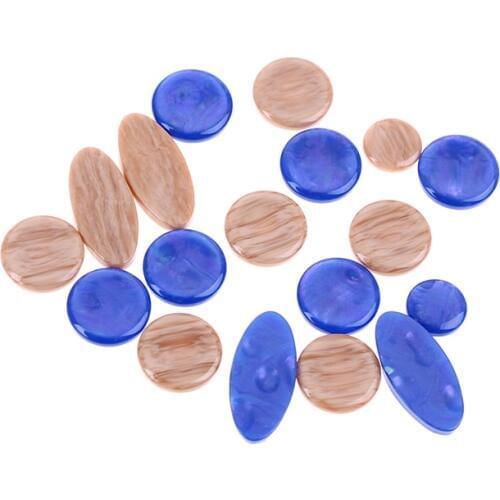 9 Pcs/lot Alto Tenor Soprano Saxophone Sax key buttons inlays Accessories 2 Colors