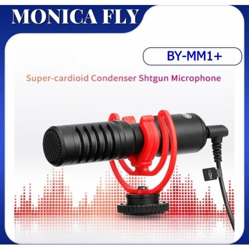 BOYA BY-MM1 Plus Video Record Dual Head Microphone Microphones Sound Card Studio Game Smartphone Microphone for Singing Camera