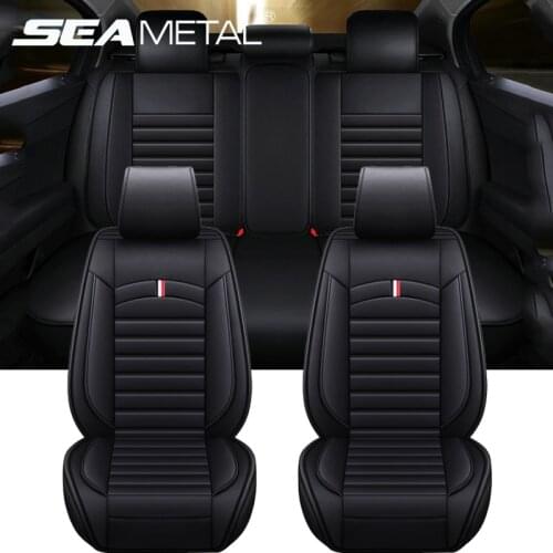 Luxury Leather Car Seat Covers Interior Auto Chairs Protector 5 Seats Cushion Universal Fits Most Vehicle Sedan SUV Car Product