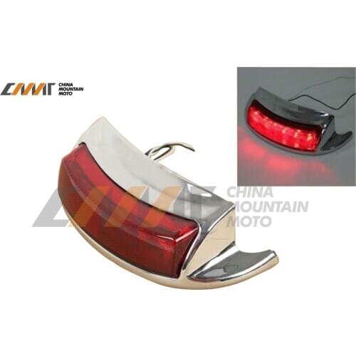 Rear Fender Tip Light Brake Turn Singal case for Harley Electra Glide Classic FLHTC 09-13