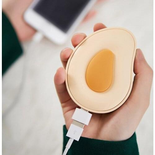 CPDD 4000mAh USB Rechargeable Electric Hand Warmer Winter 2 in 1 Mini 5V Pocket Power Bank Heater