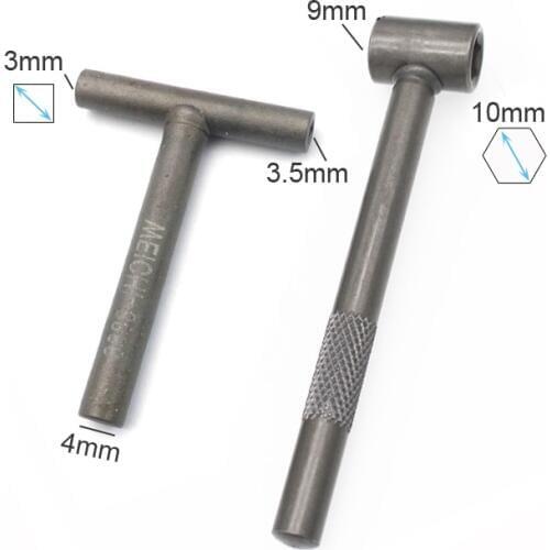 Motorcycle Engine Valve Screw Clearance Adjusting Spanner Square Hexagon Wrench Tool For Scooter GY6 50 150cc T type