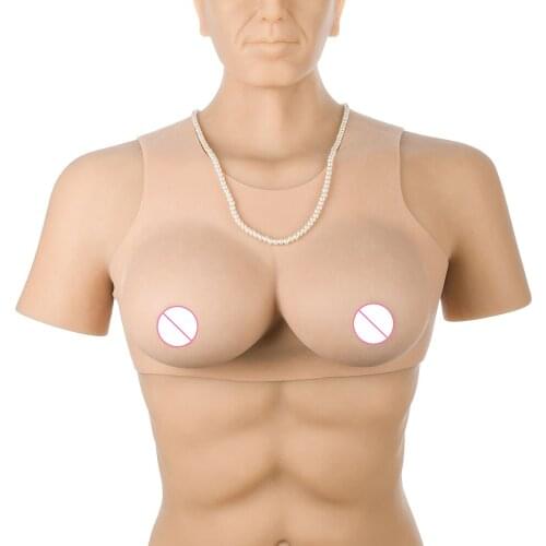 IBANBIA New design C/D/F Cup Top Quality Full Bionic Fake Boobs With Nipple Realistic Artificial Silicone Breast Form