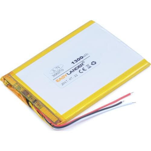 306070 3.7V 1300mAh Rechargeable Li-Polymer Battery For Innos Yi Luo D6000 i6 i6c machine built-in battery MP4 MP5 E-BOOK DVR