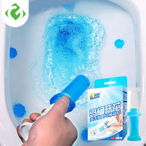 Toilet Cleaner Flower Deodorant Gel Needle Type Toilet Freshener Aromatic Anti-Bactntifouling Toilet Fragrance Cleaning Supplies