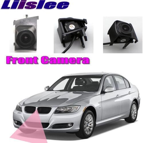 LiisLee Car Front Camera Hood Mesh Front Grille CAM For BMW 3 Seies E90/E91/E92/E93 2004-2013 DIY Manually Control Front Camera