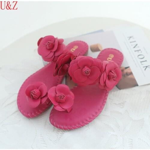 Women Slides Sweety non-slip Beach shoes Fairy Style Summer Sandals White/Sky Blue/ Pink/Black slides Female Adult students