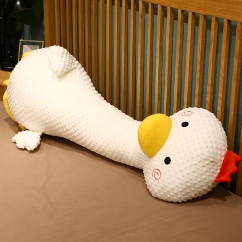 Super Long Goose Doll Cute Soft Plush Baby Sleeping Pillow Home Bed Decoration Gift Giant Creative Simulation Animal