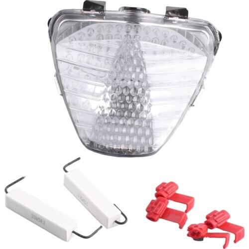 LED Motorcycle Rear Tail Brake Stop Light Turn Signal Lamp Taillight For Honda CBR 250R CBR250R 2011 2012 E-Mark