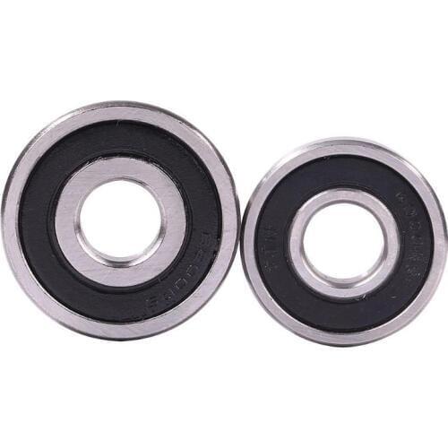 2pcs 6000/6200 Cycling Bearings MTB Front Rear Solid Bearings Riding Mountain Bike Steel Bearing Repair Tools
