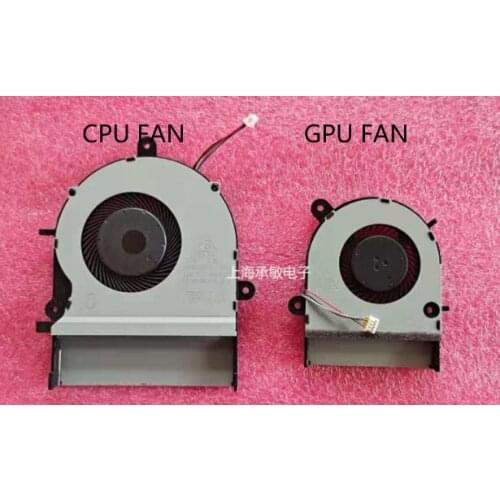 2pcs CPU Cooling fan for ASUS K501LX K501UX A501L V505L K501LB K501LB5200 K501L 13nb08q1t01011 ns85b01-14m03 Laptop cooler Fan