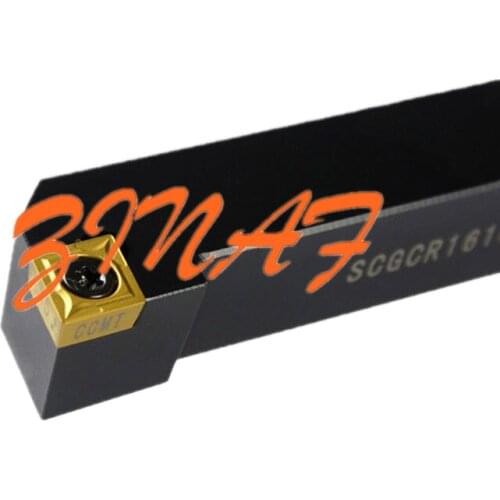 1pc SCGCR1212 SCGCR1616 SCGCR2020 SCGCR2525 External Turning Tool Hold CCMT09T304 Carbide Inserts Lathe Bar CNC Cutting Tools