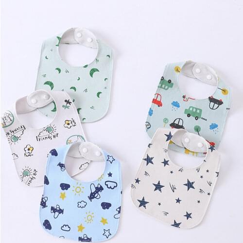 ZDOMAIN Cotton Bibs For Babies
